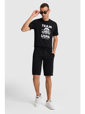 U.s. Polo Assn. Erkek Siyah Şort (Örme) 50327203-VR046