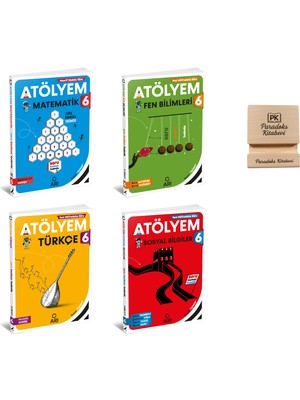 Arı Yayıncılık Arı 6. Sınıf Matematik Fen Bilimleri Türkçe ve Sosyal Bilgiler Atölyem 4lü Set + Telefon Standı