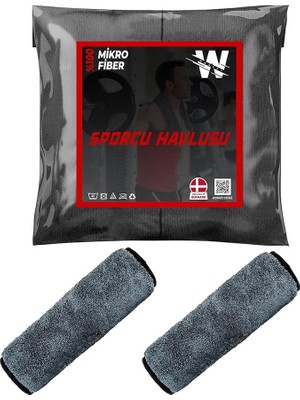 Sporcu Fitness Antreman Havlusu 30X100 Cm, Ultra Hafif ve Hızlı Kuruyan Mikrofiber Spor Havlu, Gym