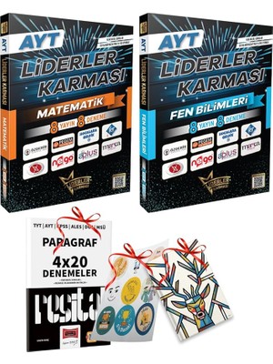 Model 8 Yayın 8 Deneme Ayt Matematik Ayt Fen Bilimleri Deneme Seti (Hediyeli) Liderler Karması