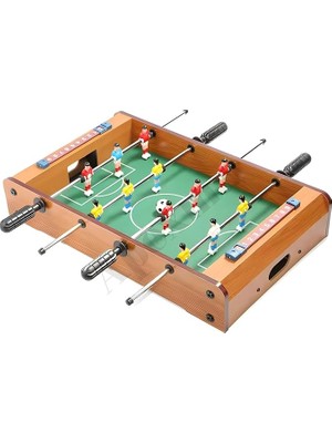 Langırt 4 Kol-12 Figürlü Masa Maçı-Football Masa Oyunu - Ayaksız Ahşap Langırt