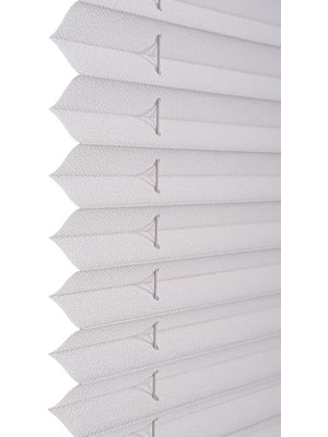 Gri Plise Perde (Vidalı) (55G x 150Y Cm)