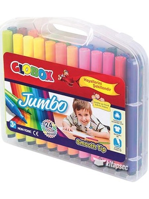 Jumbo Üçgen Keçeli Kalem 24 Lü 1517