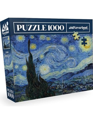 1000 Parça Puzzle - Starry Nıght (Yıldızlı Gece)