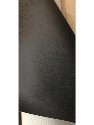 Siyah Suni Deri Mobilya ve Oto Döşeme Için Ideal Metre Kumaş Siyah 100 x 140