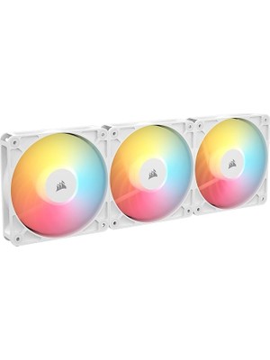 RS120-R Argb 120MM Pwm Ters Yapraklı Fan Üçlü Paket - Beyaz (CO-9050197-WW)