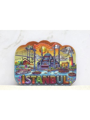 Marsilyan™- Istanbul Temalı Silikon Buzdolapı Süsü Magnet ALK5376