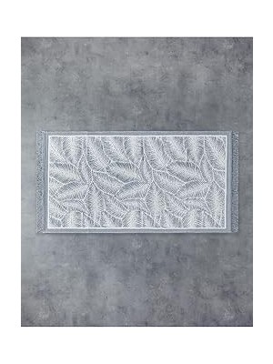Renas Store English Home Leaves Dokuma Kilim Gri