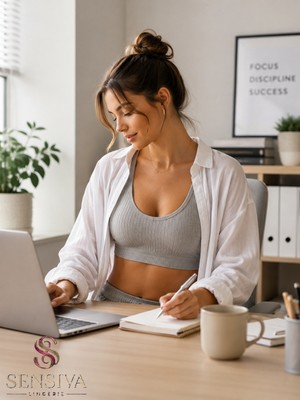 Sensiva Lingerie Büstiyer Fitilli Kalın Askı Bralet  Esnek Sütyen - Günlük Spor Crop Tekli Paket