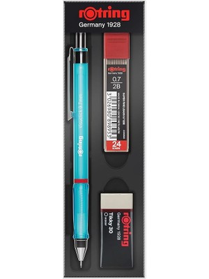 Visuclick Versatil Kalem 3’lü Okul Seti, Uçlu Kalem 0.7 Mm, 0.7 Uç 2b, Silgi Hediye - Mavi