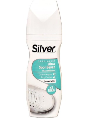 X3 Etkili Güçlendirilmiş Ultra Beyaz Spor Bez ve Kumaş Likit Ayakkabı Boyası 75 ml