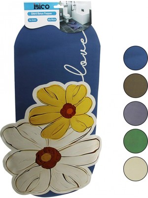 Marsilyan Çiçek Figürlü - Renkli   45X75CM   Su Emici - Sihirli  Banyo Paspası  Elastik (K95)