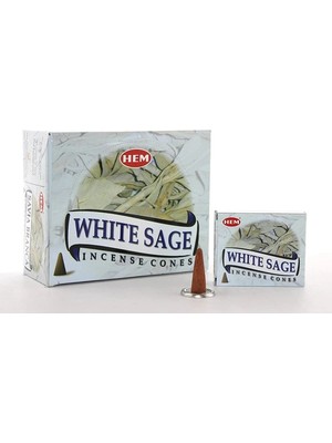 Marsilyan™- White Sage Aromalı Konik Tütsü