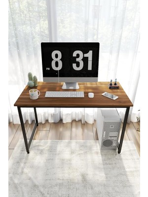 Masası, Bilgisayar Masası, Ofis Masası, 120X60 - Ceviz