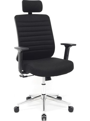 Büro Ofis Sistemleri // Comfort Plus Black Ofis Koltuğu Makam Koltuğu Çalışma Koltuğu