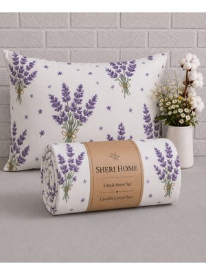 Sheri Home Lastikli Çarşaf Seti %100 Pamuk Yumuşak Dokulu-Kaymaz Tam Geçmeli Fitted Sheet –premium Pamuk 120X200/ 180X200 / 200X200