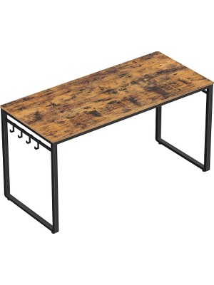 Çalışma, Bilgisayar, Ofis Masası, 8 Kancalı, 140 x 60 x 75 Cm, Çalışma Odası, Ev Ofisi, Ofi