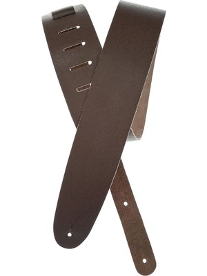 Waves 25BL01 Basic Klasik Deri Gitar Kayışı, Kahverengi