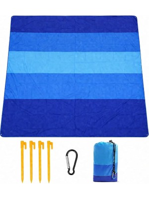 Battaniyesi, Kum Geçirmez Plaj Paspası 200,6 cm x 210,8 cm / 2-8 Yetişkin Için Su Geçirmez Hız