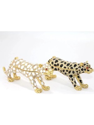 Marsilyan™- Swaroski Taşlı Tekli Leopar ALK1901