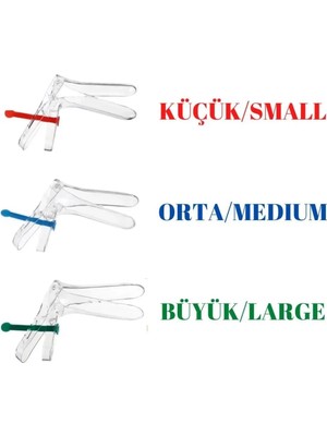 Renas Store Vaginal Speculum S/m/l - Vajinal Spekülüm 3lü Paket