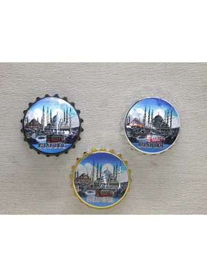 Renas Store Istanbul Temalı Metal Magnet ALK4339