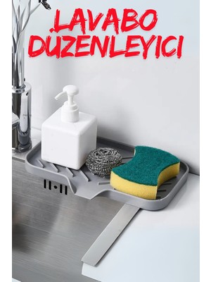 Empressco Çok Amaçlı Mutfak ve Banyo Kurutma Matı, Silikon Sabunluk ve Süngerlik