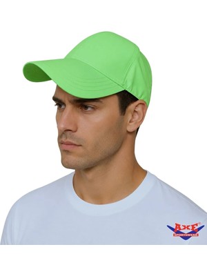 Axe Sportswear Unisex Mikro Kumaş Arkası Cırtlı Ayarlanabilir Kasketli Spor Beyzbol Kep Şapka