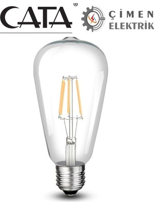 Bayi Cata Ct 4353 8W Rustik LED Ampul 6400K Beyaz Işık E27 Duy Najmaddin