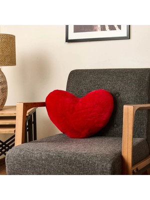 Matmel Soft Love Figürlü Yastık - Kırmızı - 45 cm