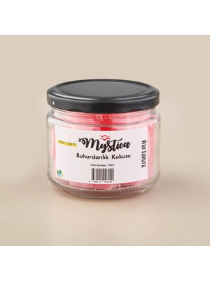 Matmel Wax Sakura Küp Buhurdanlık Kokusu - Kırmızı - 7x9 cm