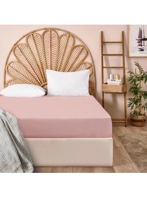 Matmel Soft Basic Tek Kişilik Lastikli Çarşaf - Gülkurusu - 100X200 cm