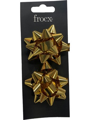 Frocx Paket Süsü Yıldız Fiyonk 2'li Paket 5 Adet