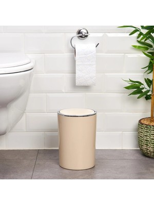 Matmel Lenox Çöp Kovası - Bej - 6 Lt