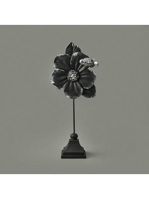 Matmel Deco Fiore Dekor - Siyah / Gümüş - 32 cm