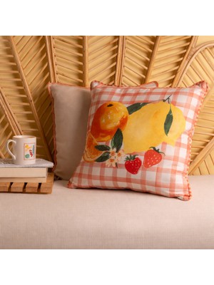 Matmel Soft Fruity Kırlent - Ekru - 45X45 cm