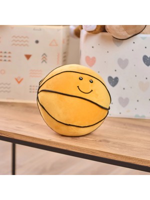 Matmel Soft Basket Topu Figürlü Yastık - Turuncu - 75X75 cm