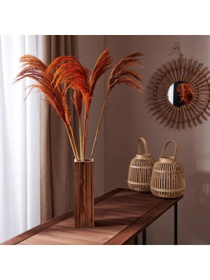 Matmel Deco Pampas Yapay Çiçek - Turuncu - 90X20 cm