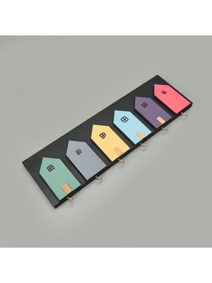 Matmel Deco House Duvar Askısı - Renkli - 40X12 cm