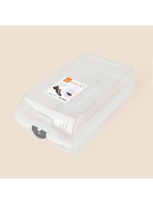 Simple Living Living Bay Ayakkabı Kutusu - Şeffaf - 37 cm
