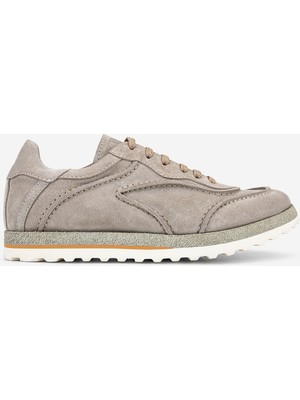 Valmenti Erkek Hakiki Deri Bej Süet Sneakers & Spor Ayakkabı 1202 2295-33 Erk Ayk Y26 Lıno Suet
