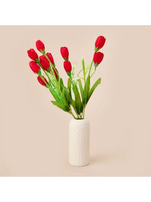 Matmel Manolya Yapay Çiçek - Kırmızı - 38 cm