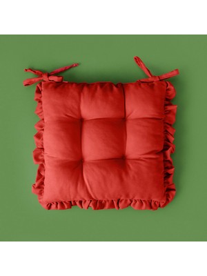 Matmel Soft Maia Sandalye Minderi - Kiremit - 40X40 cm