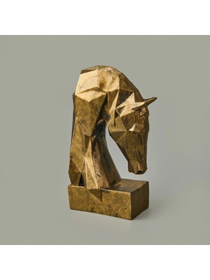 Matmel Deco Horse Dekor - Gold - 13 cm