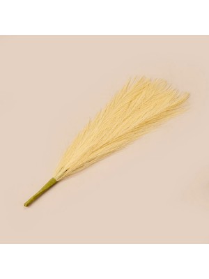 Matmel Dekoratif Tüy - Sarı - 44 cm