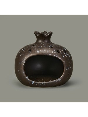 Matmel Deco Melograno Buhurdanlık - Siyah - 10 cm