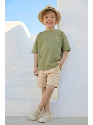 Zeyland Erkek Çocuk Tshirt   - Haki