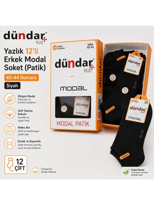 Dündar Yazlık 12’li Erkek Modal Soket Patik 40-44 Ince Nefes Alan Günlük Çorap