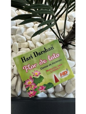 Hd Lotus Çiçeği Tütsü Hari Darshan /10 Adet