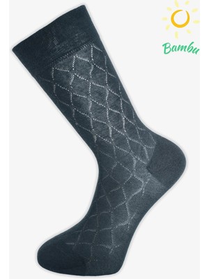 Pro Kudüs Bamboo Yazlık Rahat Erkek  Çorabı 12LI